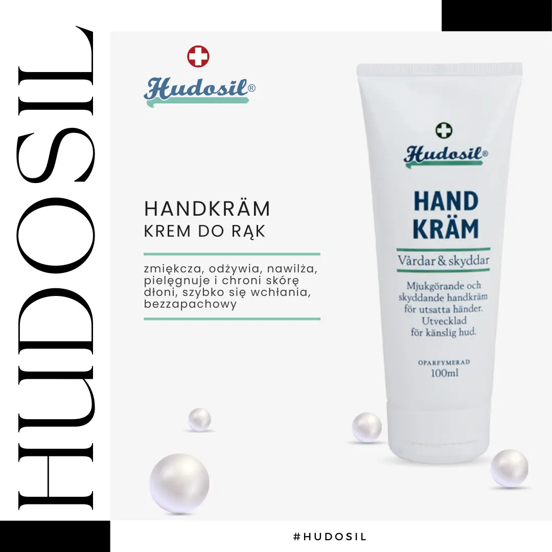 Hudosil Handkräm Krem do rąk bezzapachowy 100ml | Szwecja - obrazek 2