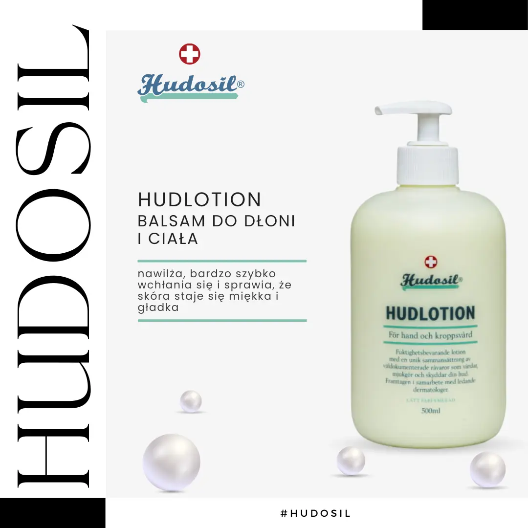 Hudlotion Hudosil Balsam do dłoni i ciała 500ml | Szwecja - obrazek 2